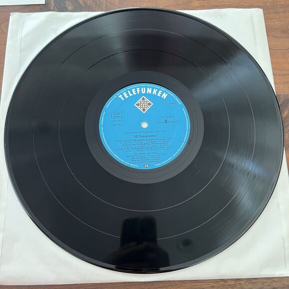 Georg Philipp Telemann 10 Triosonaten 2xLP Box Set 1978 Telefunken 6.35451 - Picture 7 of 9